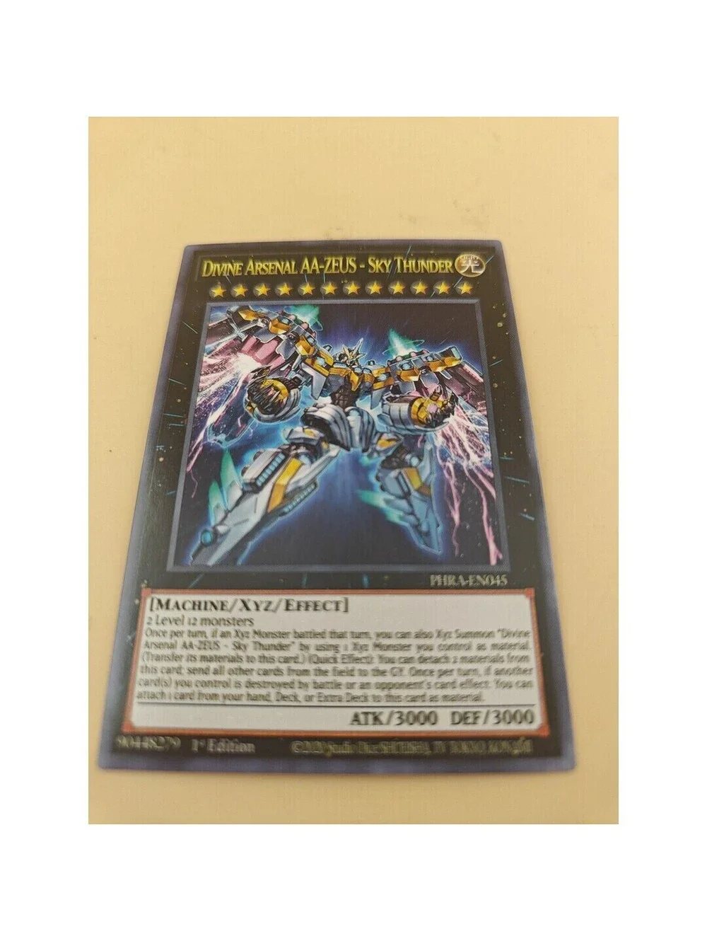 Yu-Gi-Oh Divine Arsenal AA-ZEUS Sky Thunder RA05-EN103 Ultra Rare 1st Edition